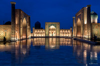 Samarkand, Registan zur Blauen Stunde
