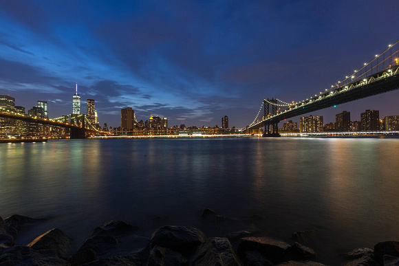 Brooklyn B. & Manhattan Bridge from Dumbo