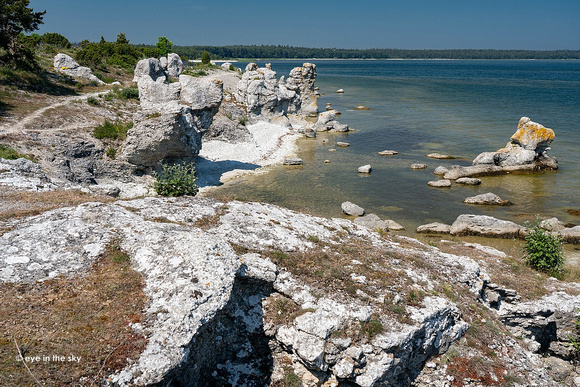 Gotland, Rauken (Kalksteinformationen) in St. Olofsvik
