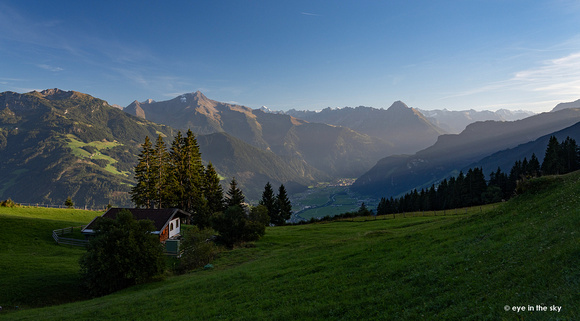 Aussichtspunkt Melchboden - Blick auf die Zillertaler Alpen