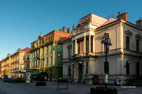 Jičín, Grand Hotel Praha und Theater