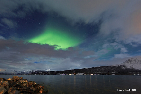 Norwegen, Polarlichter bei Nordkjosbotn