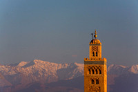 Blick auf den Hohen Atlas von Marrakesch/View of Atlas Mountain from Marrakesh