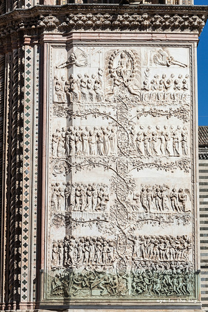 Orvieto, Dom - Fassade