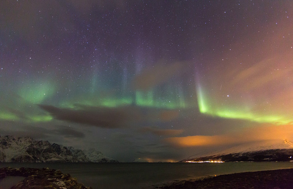 Polarlichter am Lyngenfjord