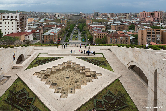 Jerewan, Blick von der Kaskade