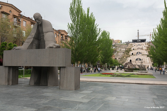 Jerewan, Denkmal für den Stadtarchitekten Alexander Tamanyan