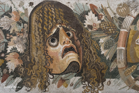 Neapel, Archäologisches Nationalmuseum - Mosaik aus Pompeji