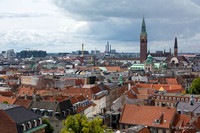 Blick auf Kopenhagen mit Rathausturm